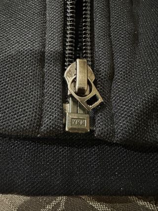 Chaqueta Adidas Cremallera Bordado Negro