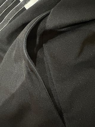 Chaqueta Adidas Cremallera Bordado Negro