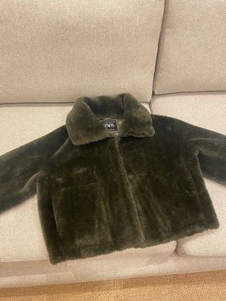 Chaqueta Zara reversible pelo