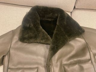 Chaqueta Zara reversible pelo