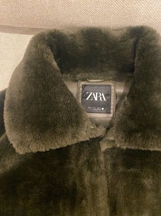 Chaqueta Zara reversible pelo