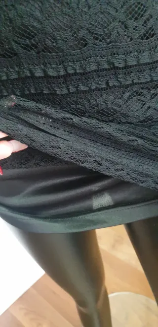 Vestido negro elegante fiesta