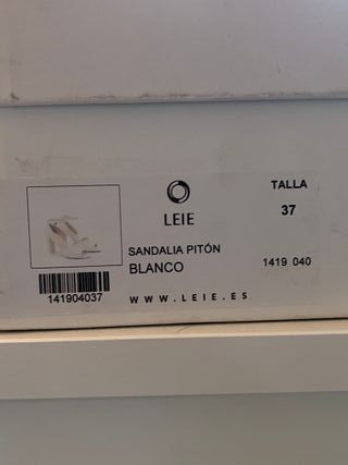 Sandalias Leie Beige/Blanco