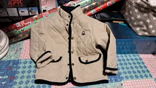 Abrigo United Colors of Benetton Niño Beige