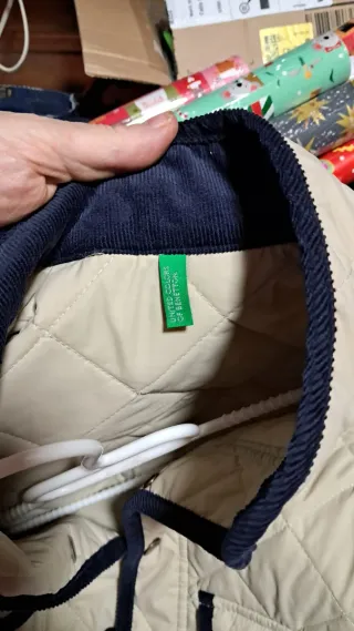 Abrigo United Colors of Benetton Niño Beige