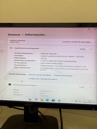 Torre PC Dell Optiplex 9020 i5 SSD