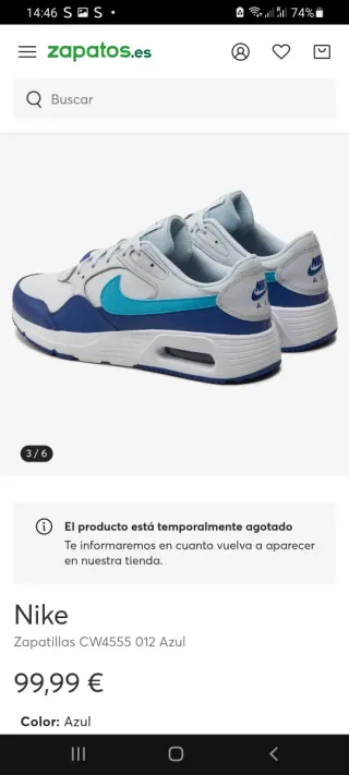 Zapatillas Nike Air Max Talla 38