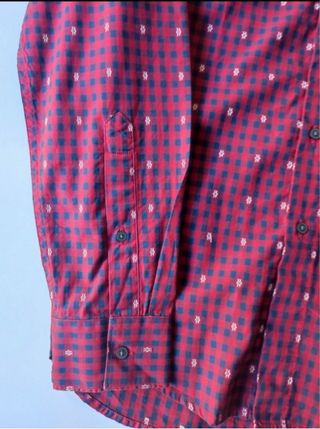Camisa Zara cuadros y topos