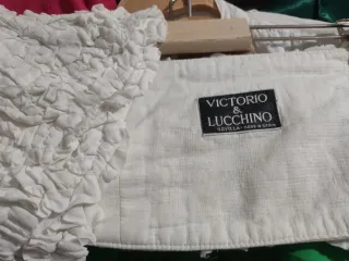 Top drapeado Vitorio & Luchino blanco