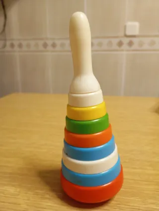 Lote juguetes infantiles: cubo ,torre,patos,llaves