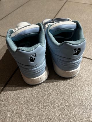 Scarpa Off-White Blu/Bianco