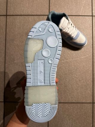 Scarpa Off-White Blu/Bianco