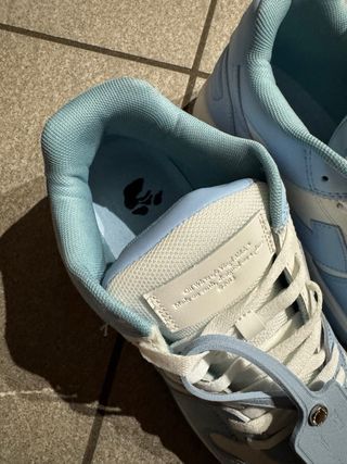Scarpa Off-White Blu/Bianco