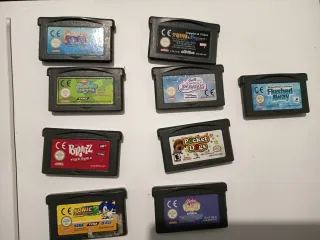 Lote 9 Juegos Game Boy Advance