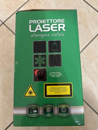 Proiettore Laser Natalizio con Telecomando