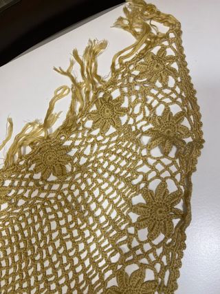 Chal tejido a mano mujer