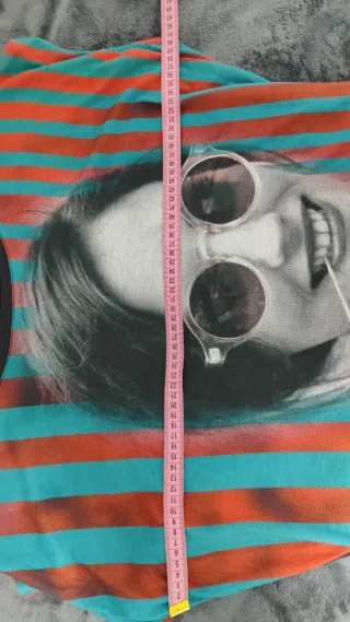 Camiseta Zara Estampada Mujer Talla M