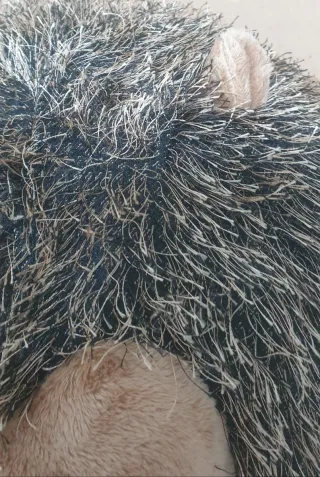 Cojín infantil de peluche de erizo