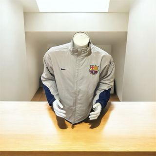 Chaqueta Nike F.C. Barcelona 90s Vintage Beige