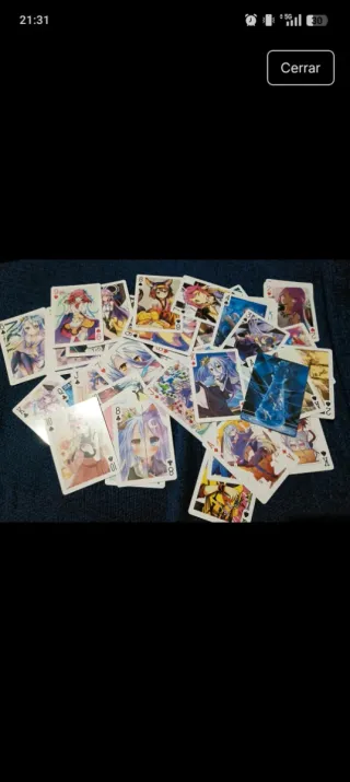 Baraja de cartas No Game No Life