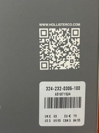 Pack 5 Camisetas Hollister Talla XS