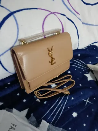 Bolso Beige y Dorado