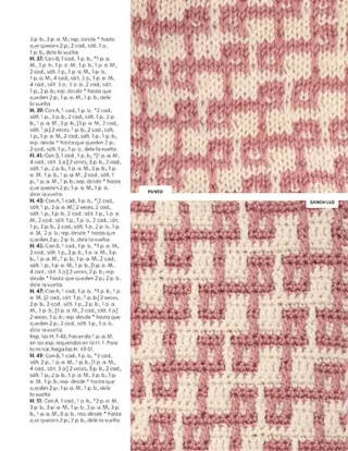 PATRONES EN MOSAICO DE PUNTO Y GANCHILLO