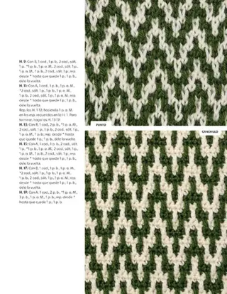 PATRONES EN MOSAICO DE PUNTO Y GANCHILLO