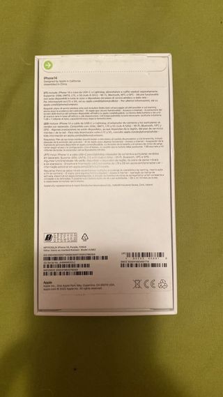 iPhone 14 128GB Lila + 7 Fundas