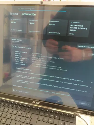 Acer Aspire i3-11ª Gen All-In-One