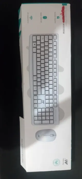 Ratón Lenovo Crema con Cable USB