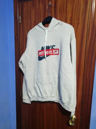 Sudadera Nike Gris Talla M-L