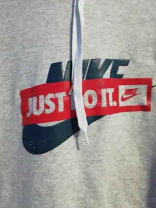 Sudadera Nike Gris Talla M-L