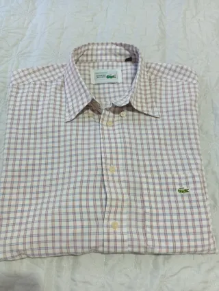 Camisa Lacoste Cuadros Talla L