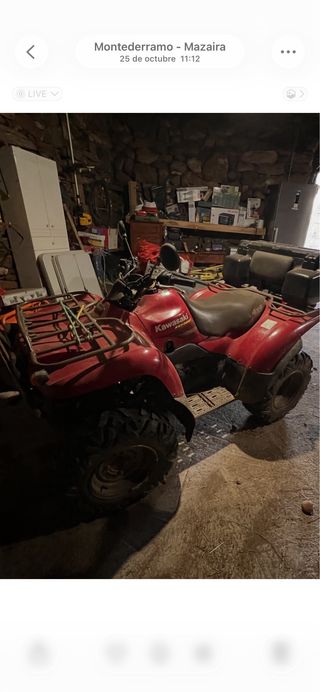 Quad Kawasaki 360 4x4 Rojo