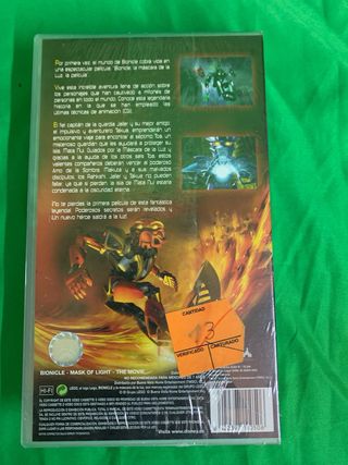 VHS Bionicle La Película nueva precinto original
