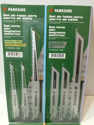 Set 12 Hojas Sierra Sable PARKSIDE