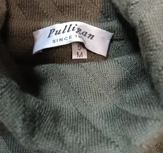 Jersey cuello vuelto verde militar Talla M