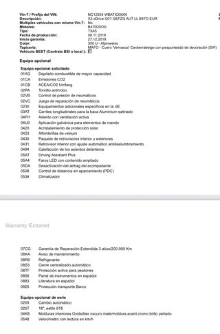 BMW X3 2.0cc 190cv Xdrive. NACIONAL REVISIONES BMW