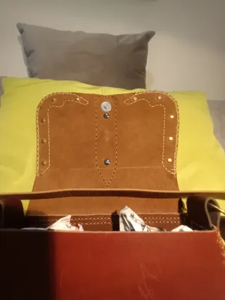 Borsa in cuoio fatta a mano