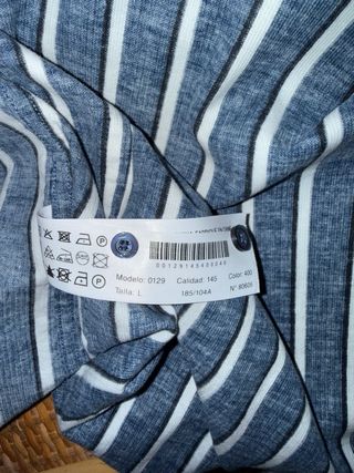 Camisa Emidio Tucci Rayas Azul y Blanco