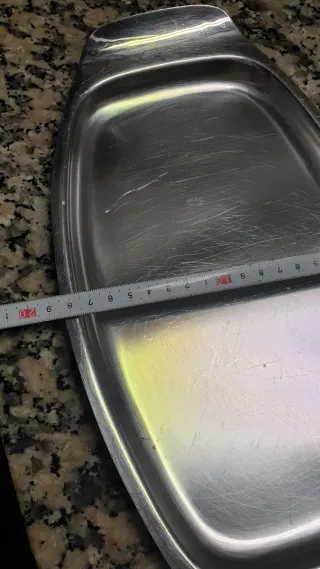 Bandeja Inox 33x18,5