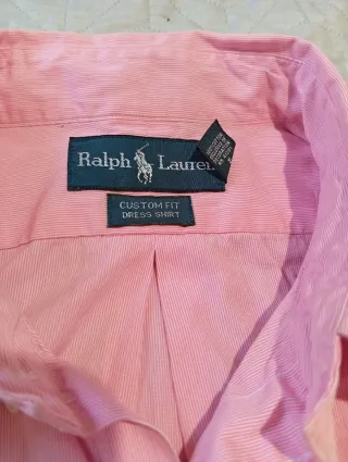 Camisa Polo Ralph Lauren Rosa Rayas
