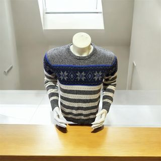 Jersey lana Scotch & Soda azul y blanco