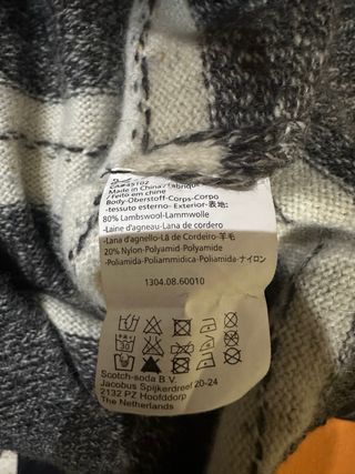 Jersey lana Scotch & Soda azul y blanco