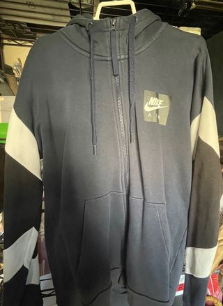 Sudadera Nike Air Azul marino y Blanca
