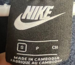 Sudadera Nike Air Azul marino y Blanca