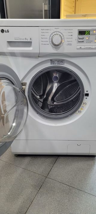 Lavadora LG DirectDrive 8kg