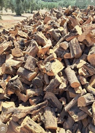 Leña de olivo para chimenea