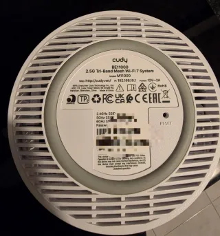 Cudy BE11000 Sistema Wi-Fi 7 Tri-Band